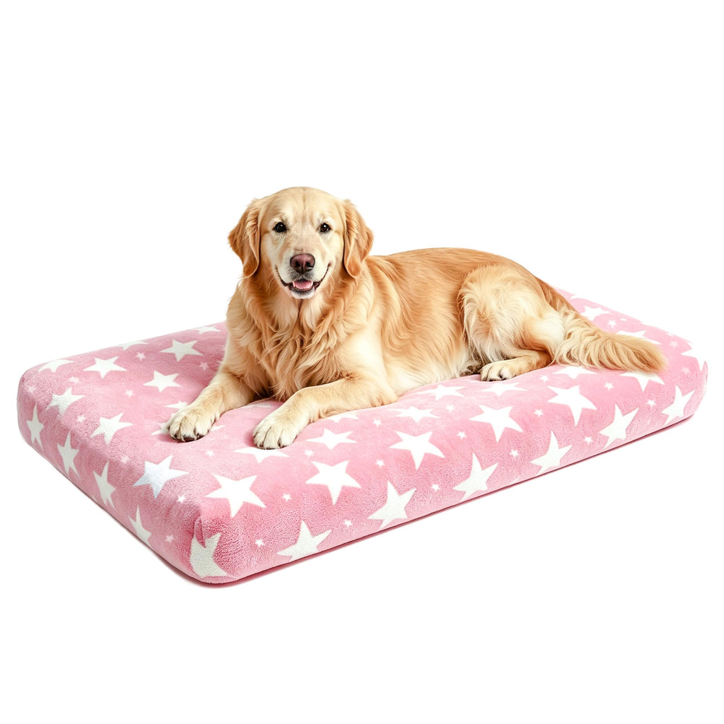 Fogkiss Reversible Dog Mat for Pet Comfort - Soft Bed Pads with Dual-Sided Design for All Seasons - Durable, Machine Washable for Crates, Travel, and Home
