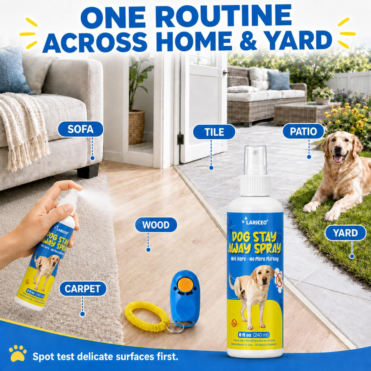 LARICEO Promote Good Bathroom Habits for Dogs with This Effective Spray