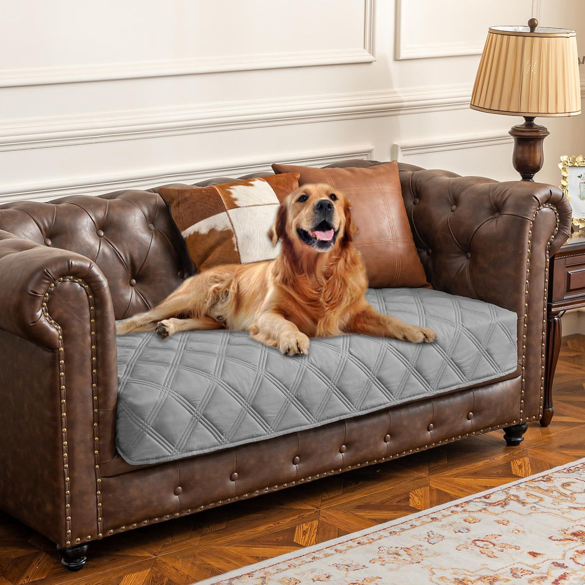 Ameritex Waterproof Pet Blanket & Anti-Slip Furniture Cover