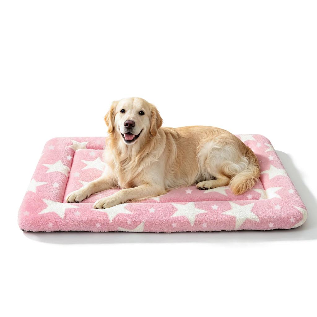 Fogkiss Reversible Dog Mat for Pet Comfort - Soft Bed Pads with Dual-Sided Design for All Seasons - Durable, Machine Washable for Crates, Travel, and Home