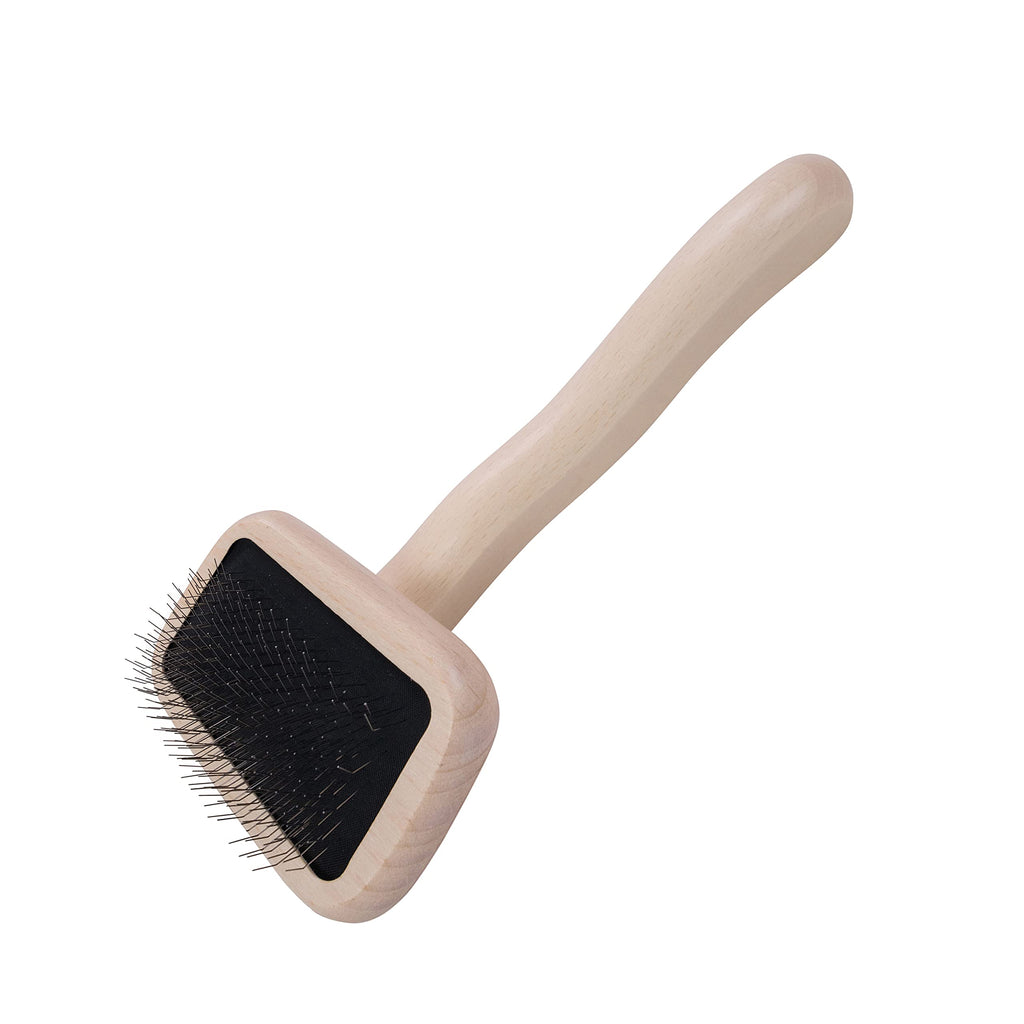 Chris Christensen Karben Slicker Brush for Dogs, Groom Like a Professional, Ideal For All Coat Types, Remove Shedding Coat, Tangles and Dead Undercoat, 17 mm Stainless Steel Pins