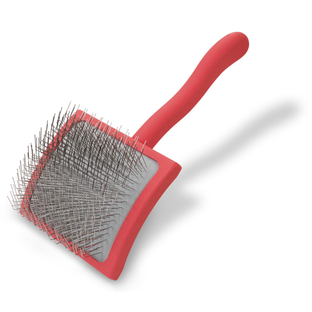 Chris Christensen Karben Slicker Brush for Dogs, Groom Like a Professional, Ideal For All Coat Types, Remove Shedding Coat, Tangles and Dead Undercoat, 17 mm Stainless Steel Pins
