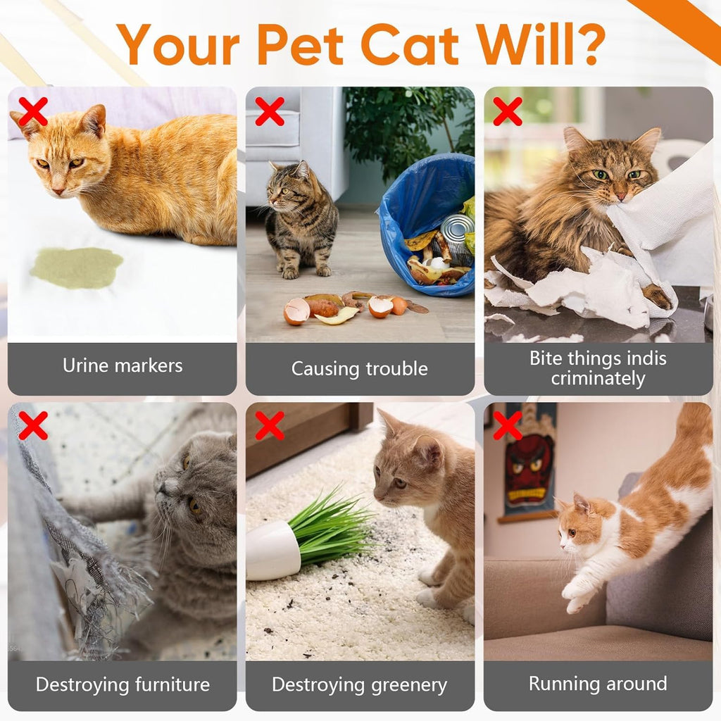 TPBEHMZ Cat Deterrent Spray 2 Pack, Natural Non-Toxic Plant Based Anti-Scratch & Anti
