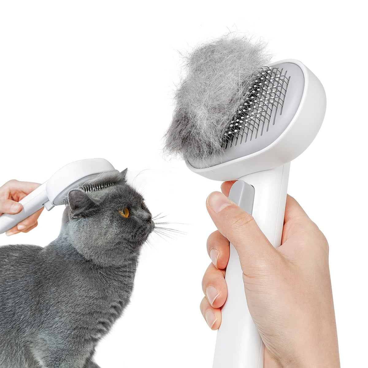 Aumuca Deshedding Grooming Brush for Long & Short Haired Cats