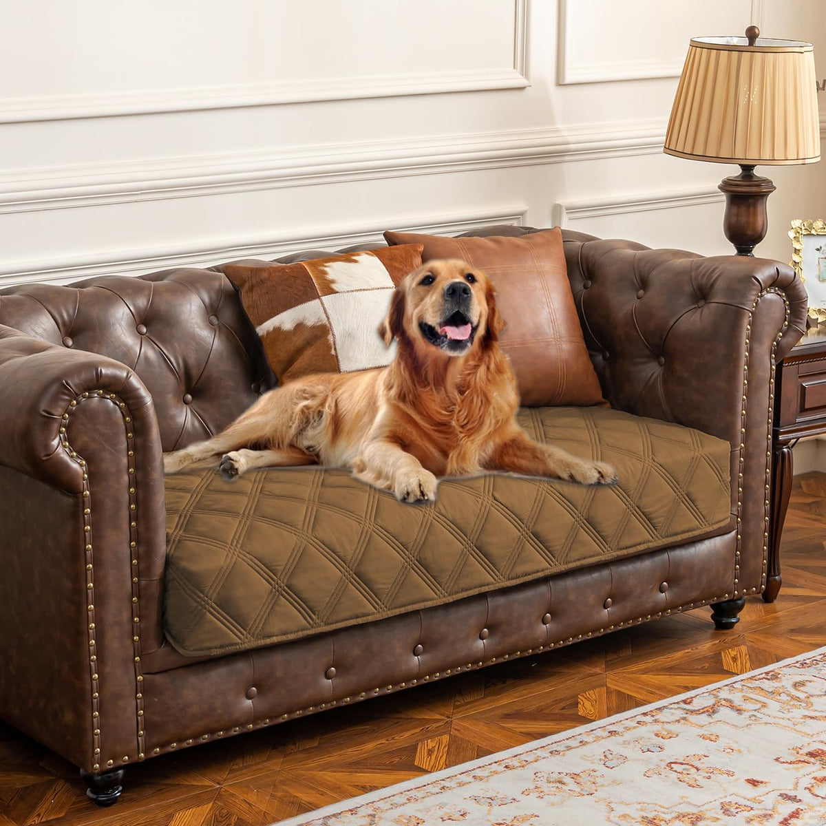 Ameritex Waterproof Pet Blanket & Anti-Slip Furniture Cover