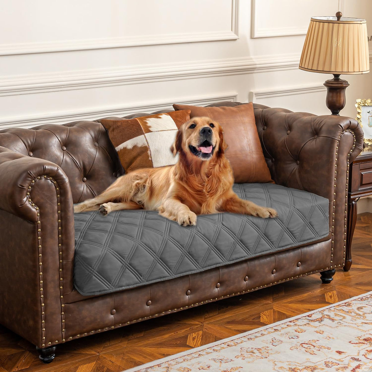 Ameritex Waterproof Pet Blanket & Anti-Slip Furniture Cover