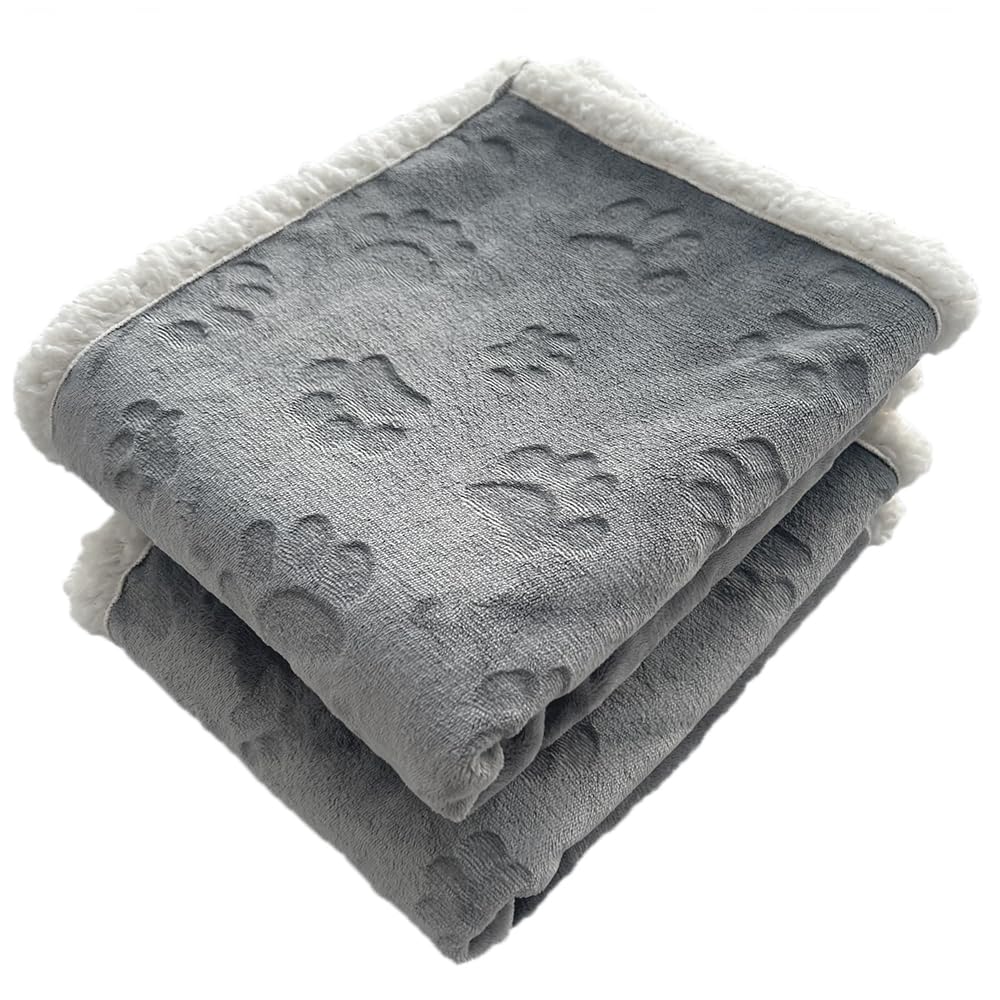 Qeils Waterproof Cat Blanket, Soft Pet Blanket for Sofa Couch