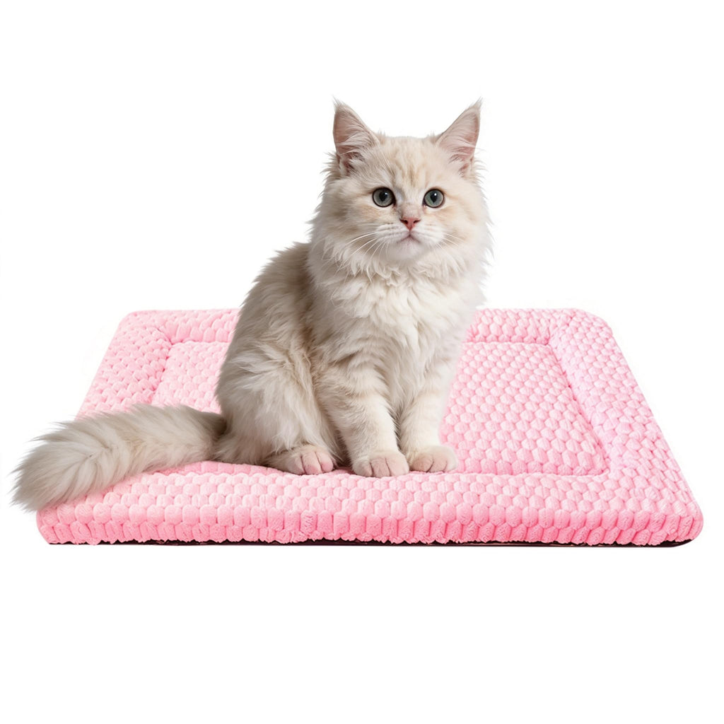 Fogkiss Reversible Dog Mat for Pet Comfort - Soft Bed Pads with Dual-Sided Design for All Seasons - Durable, Machine Washable for Crates, Travel, and Home