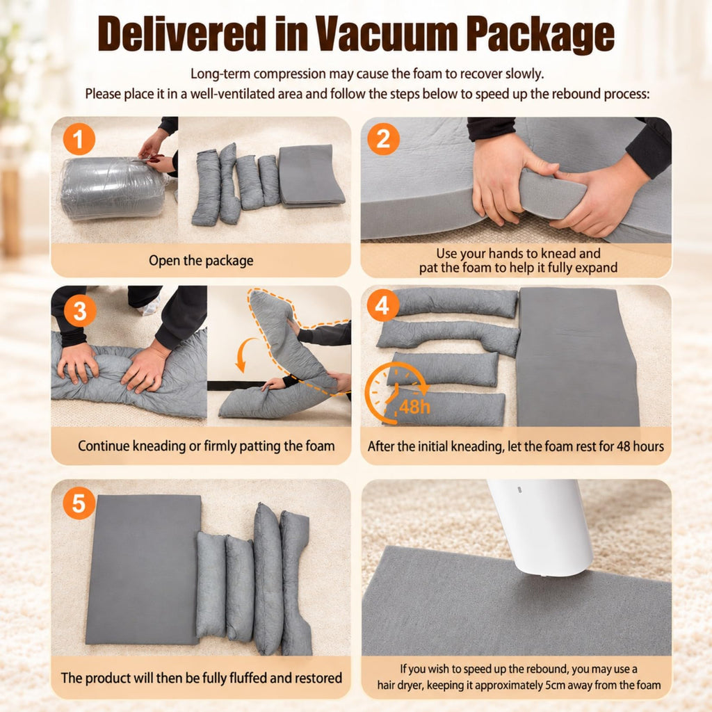 Vilanpaw Washable Bolster Dog Bed with Removable Cover