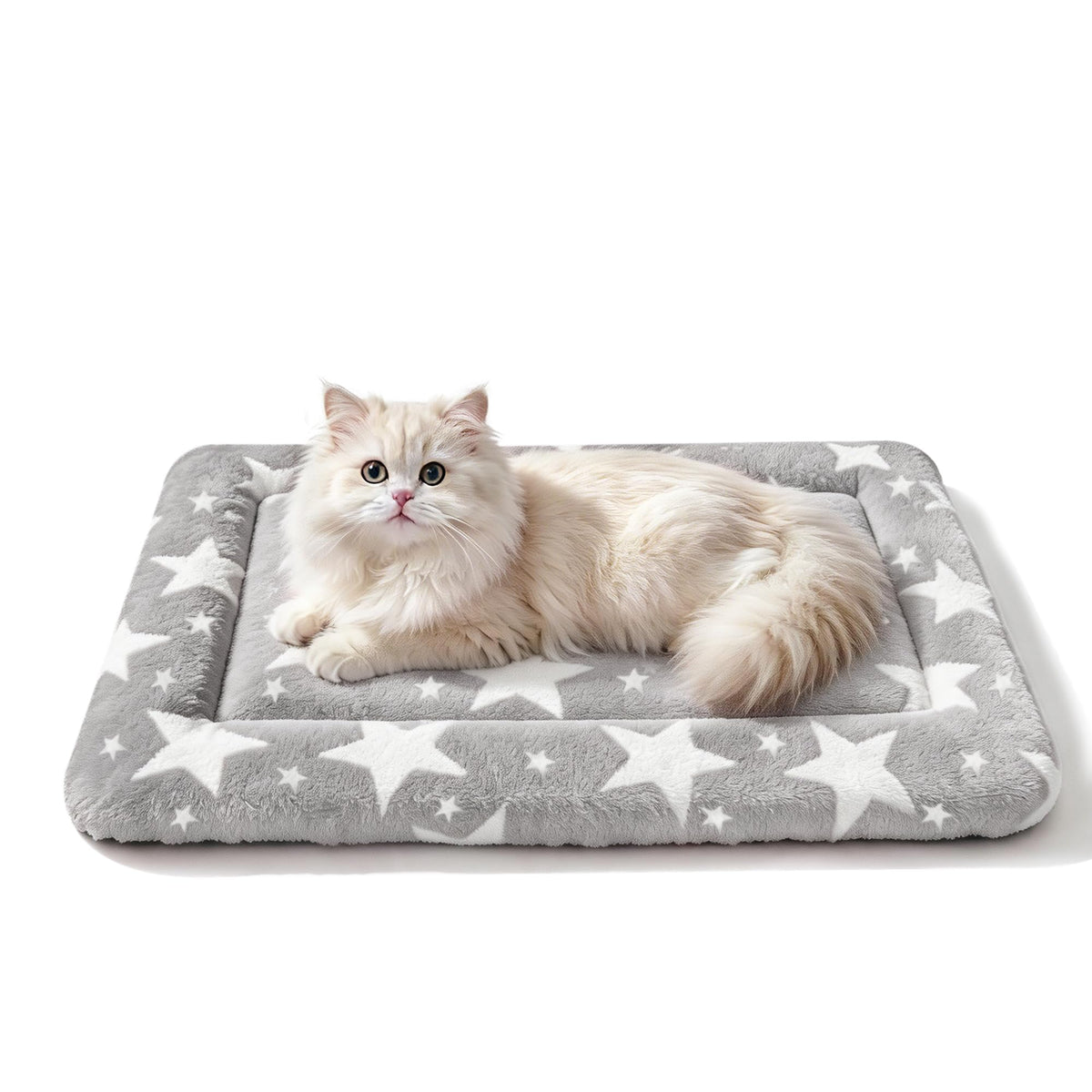 Fogkiss Reversible Dog Mat for Pet Comfort - Soft Bed Pads with Dual-Sided Design for All Seasons - Durable, Machine Washable for Crates, Travel, and Home