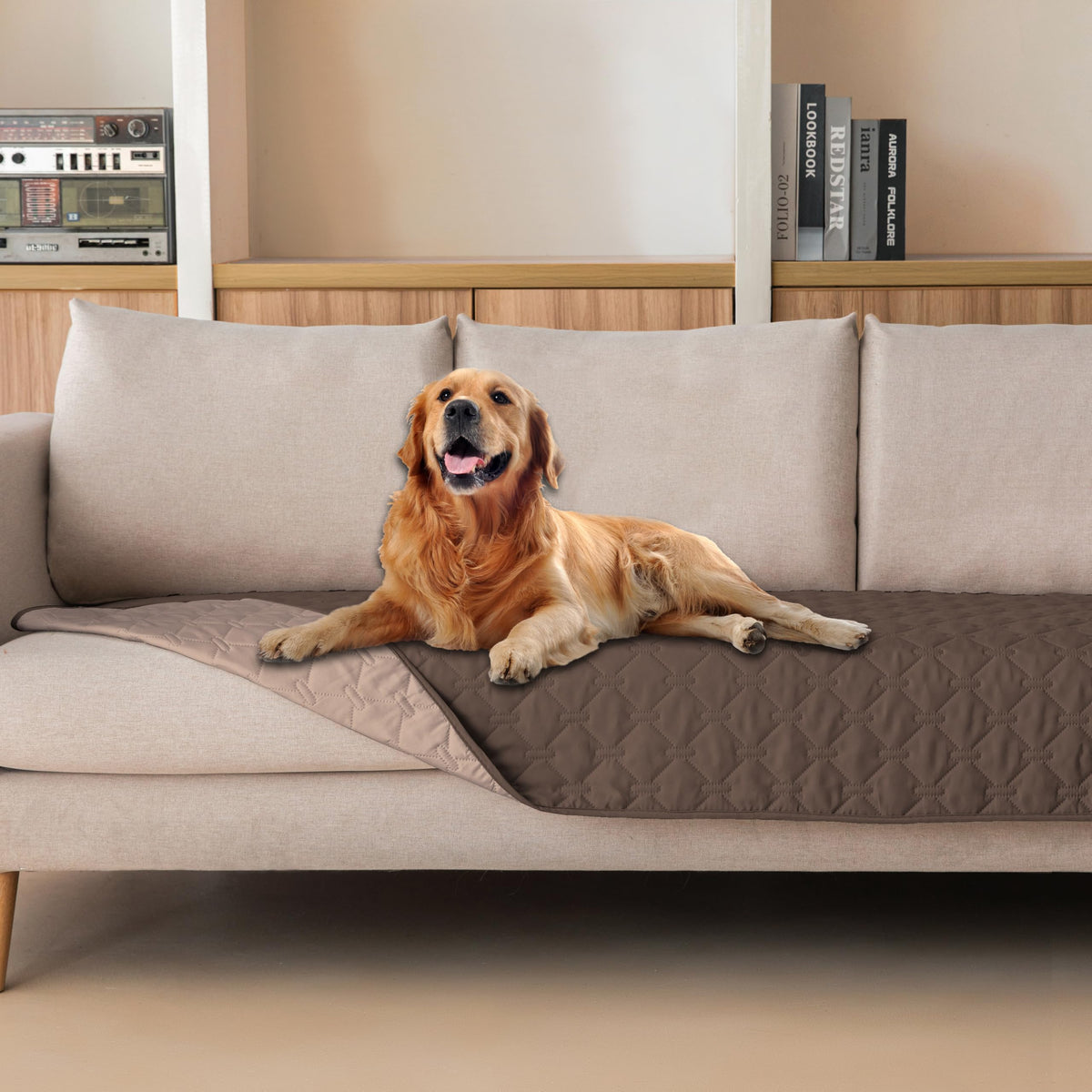 gogobunny Reversible Waterproof Pet Blanket & Furniture Cover