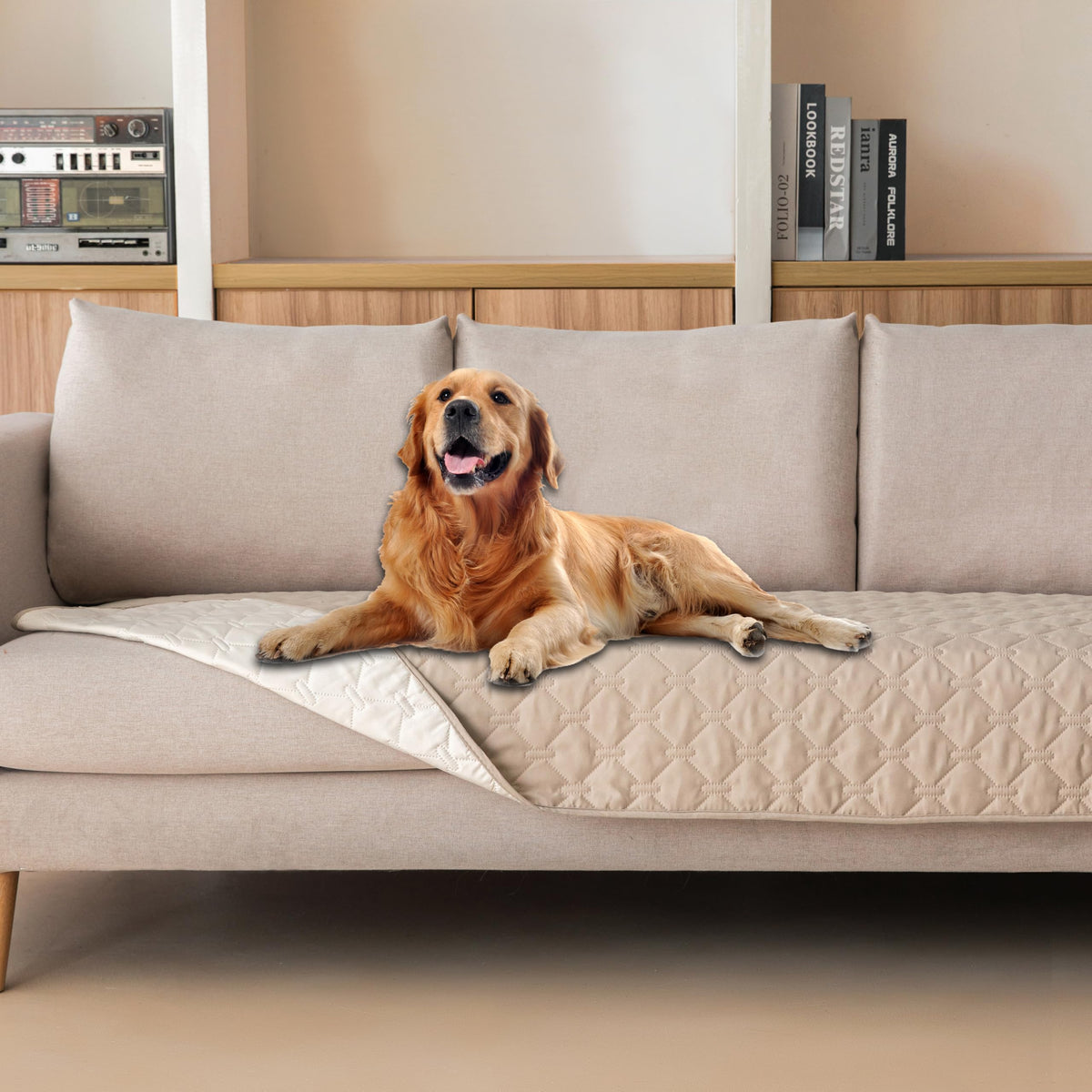 gogobunny Reversible Waterproof Pet Blanket & Furniture Cover