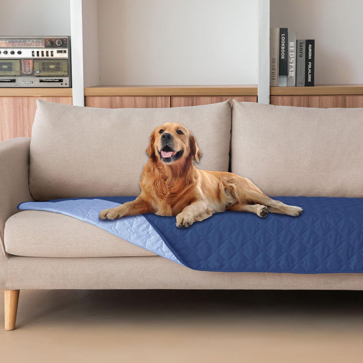 gogobunny Reversible Waterproof Pet Blanket & Furniture Cover