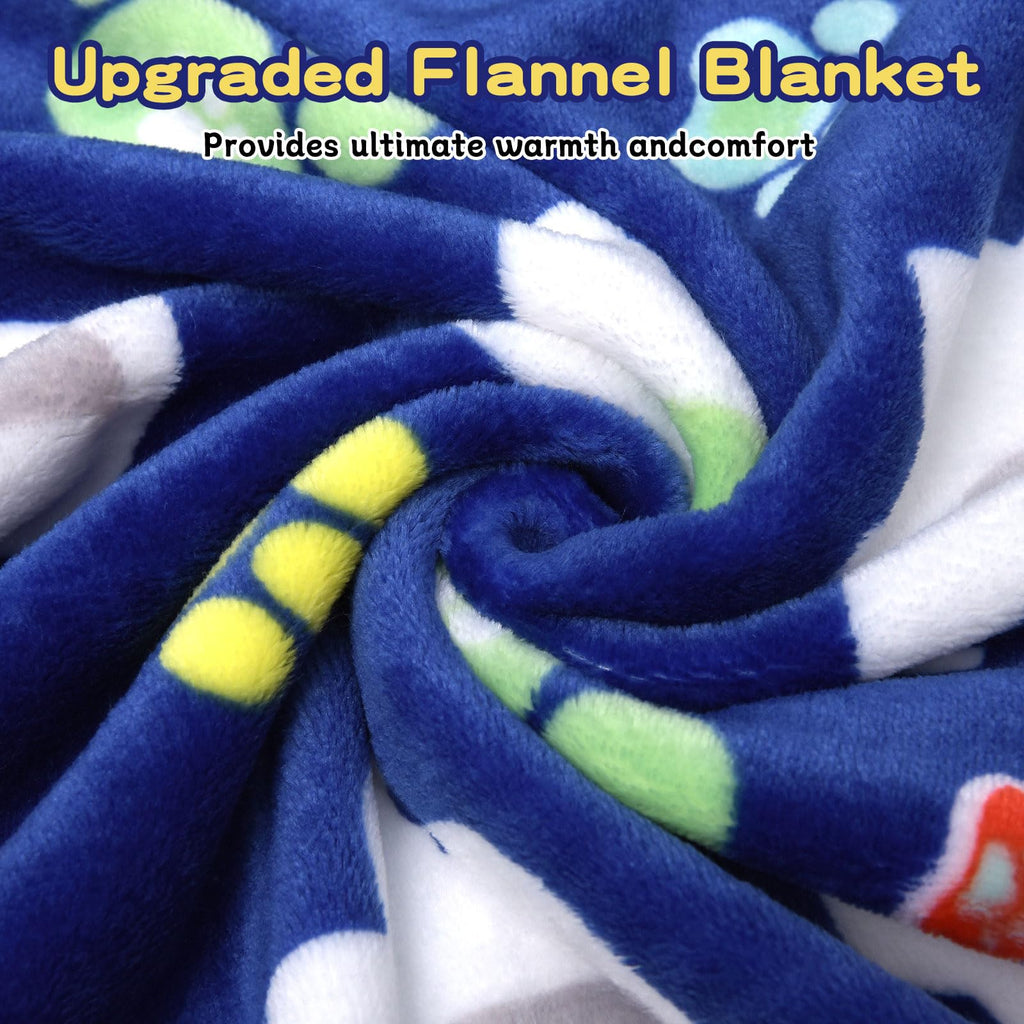 Rezutan Dog Blankets for Large Dogs, Dog Cat Flannel Blankets Washable