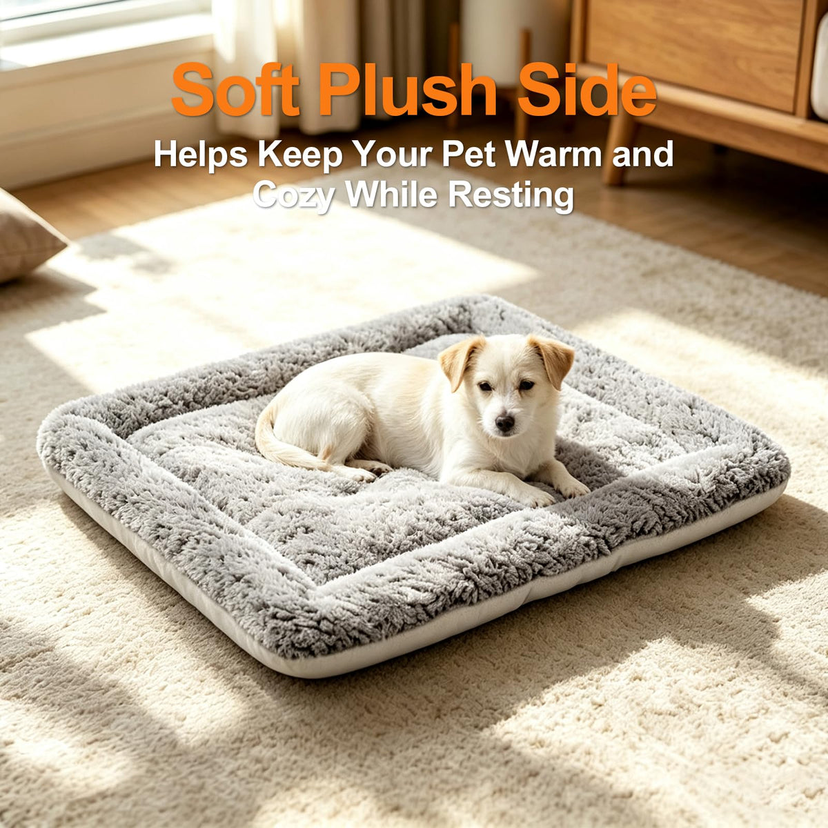 Self-Warming Cat Bed, Reversible Cooling Mat for Cats & Small Dog, 24"x19"