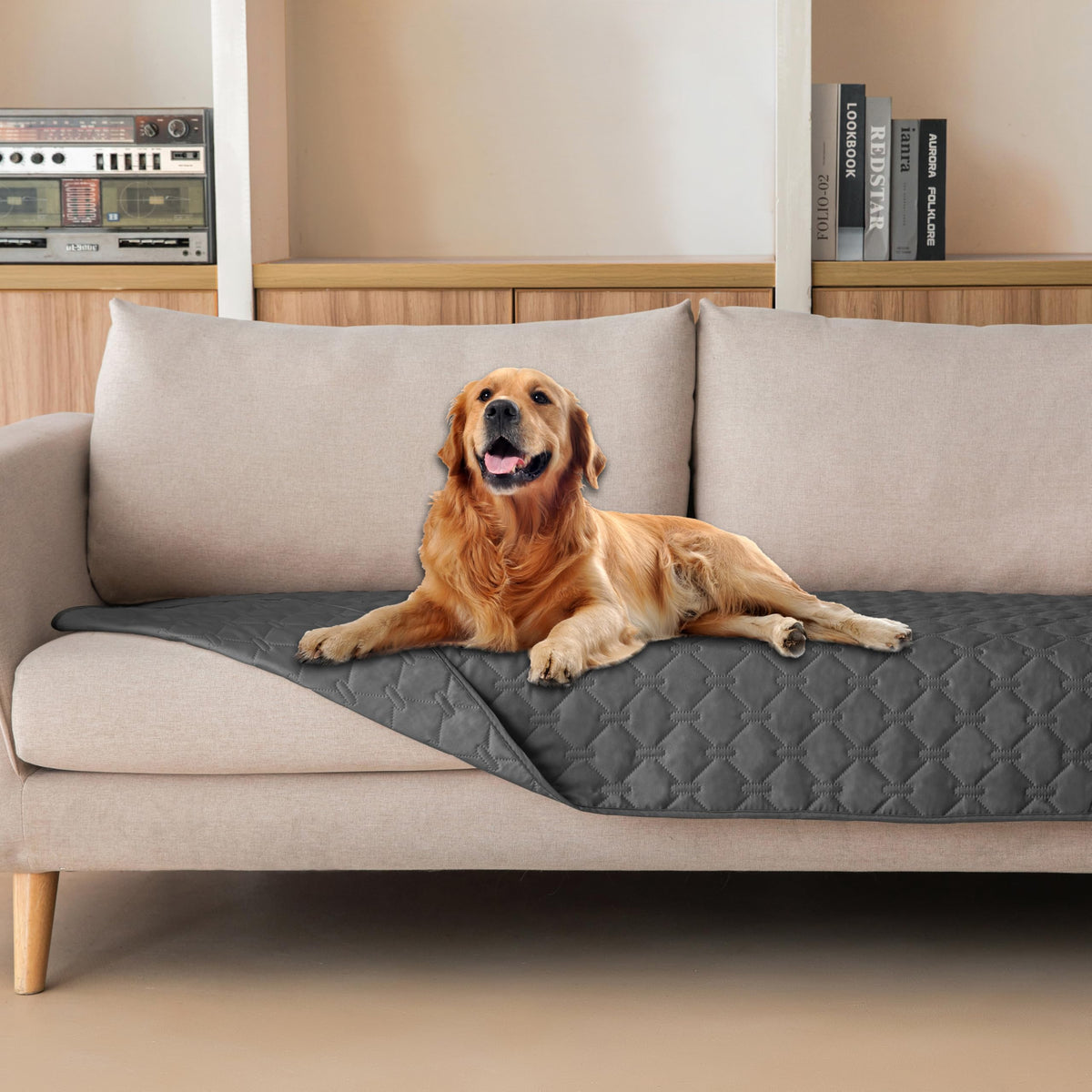gogobunny Reversible Waterproof Pet Blanket & Furniture Cover