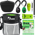 BARKIE Dog Training Kit - Treat Pouch, Pet Training Fanny Pack, 2 Puppy Training Clickers, Ultrasonic Silent Whistle, 2-in-1 Whistle Clicker, Clicker Training Guide Booklet, Dog Poop Bag
