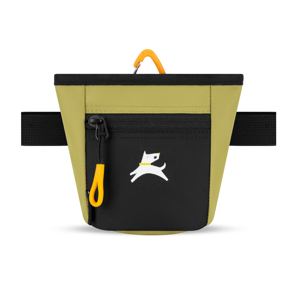 OllyDog Goodie Treat Bag, Dog Treat Pouch, Waist Belt Clip for Hands-Free Training, Magnetic Closure, Dog Training and Behavior Aids, Three Ways to Wear