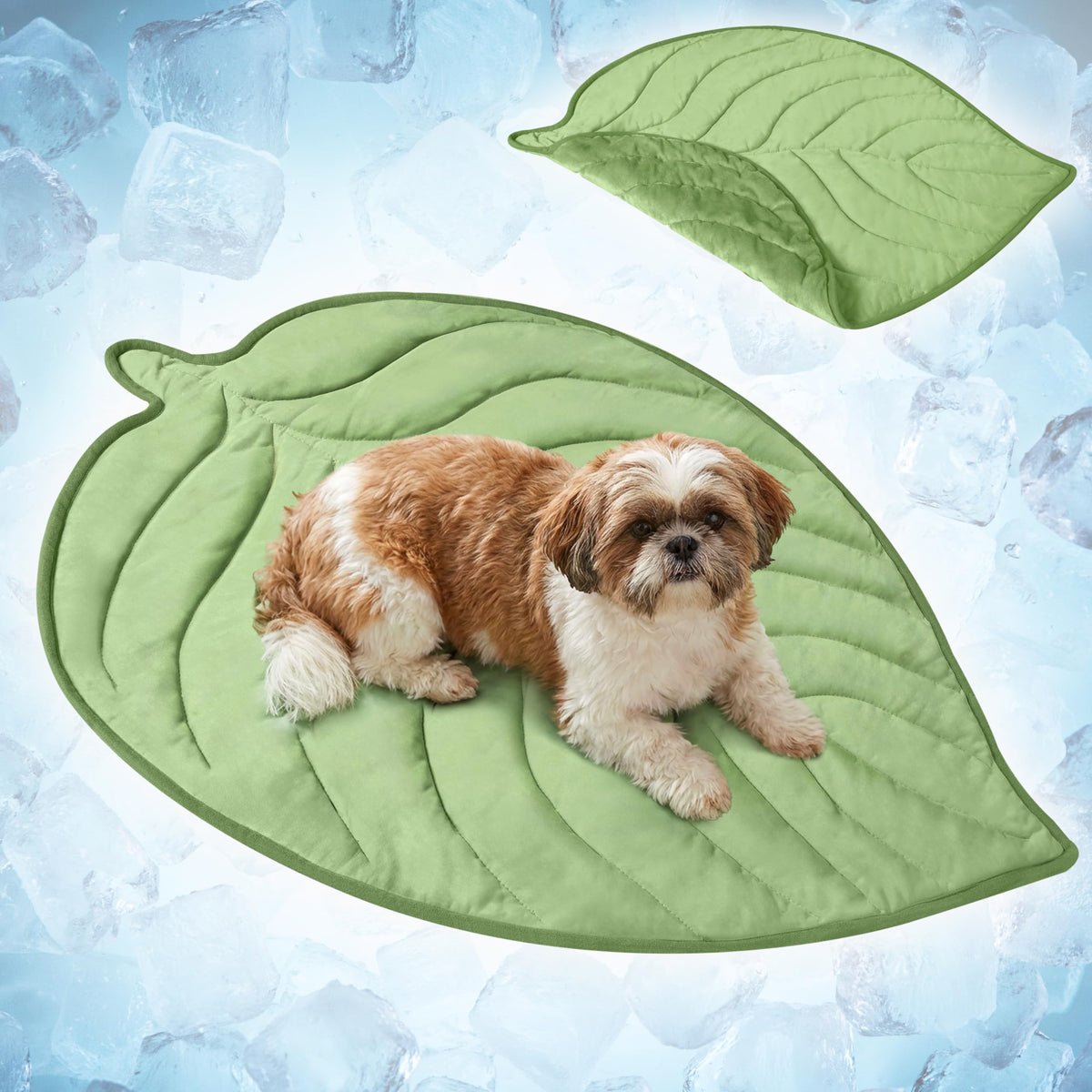 PetAmi Dog Cooling Mat Reversible Fleece All Season Blanket for Pet Cat
