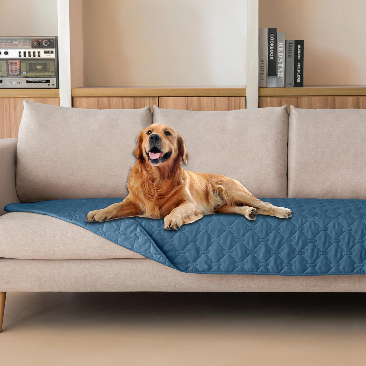 gogobunny Reversible Waterproof Pet Blanket & Furniture Cover