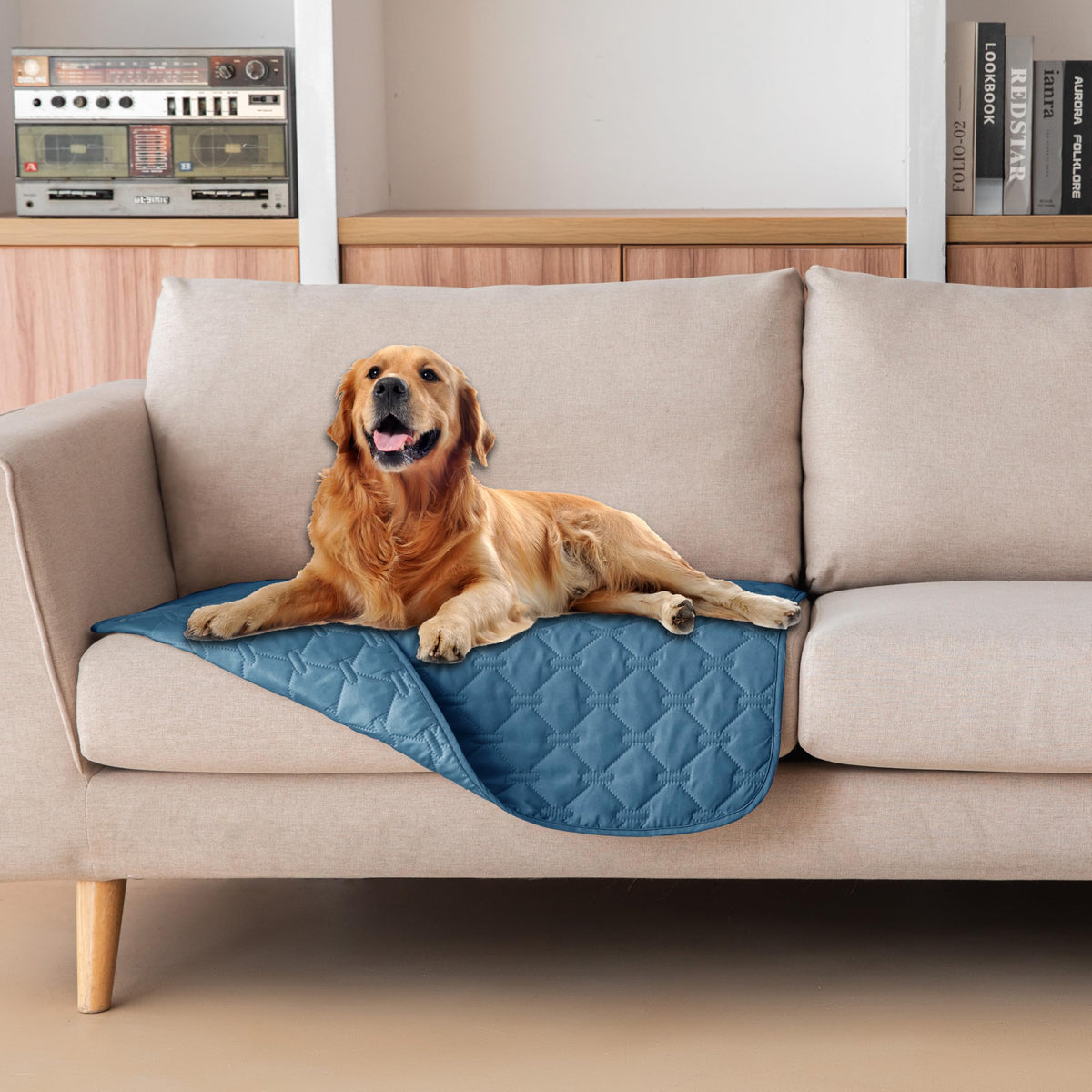 gogobunny Reversible Waterproof Pet Blanket & Furniture Cover