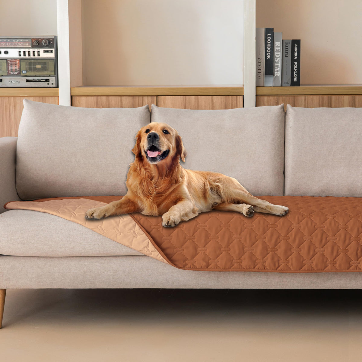 gogobunny Reversible Waterproof Pet Blanket & Furniture Cover