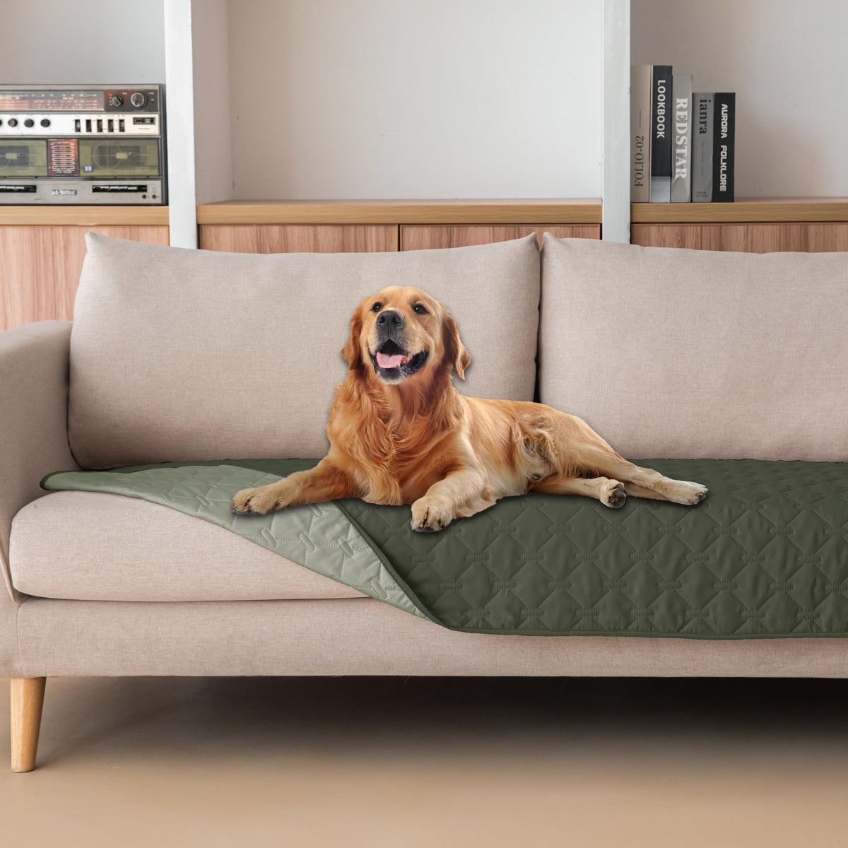 gogobunny Reversible Waterproof Pet Blanket & Furniture Cover