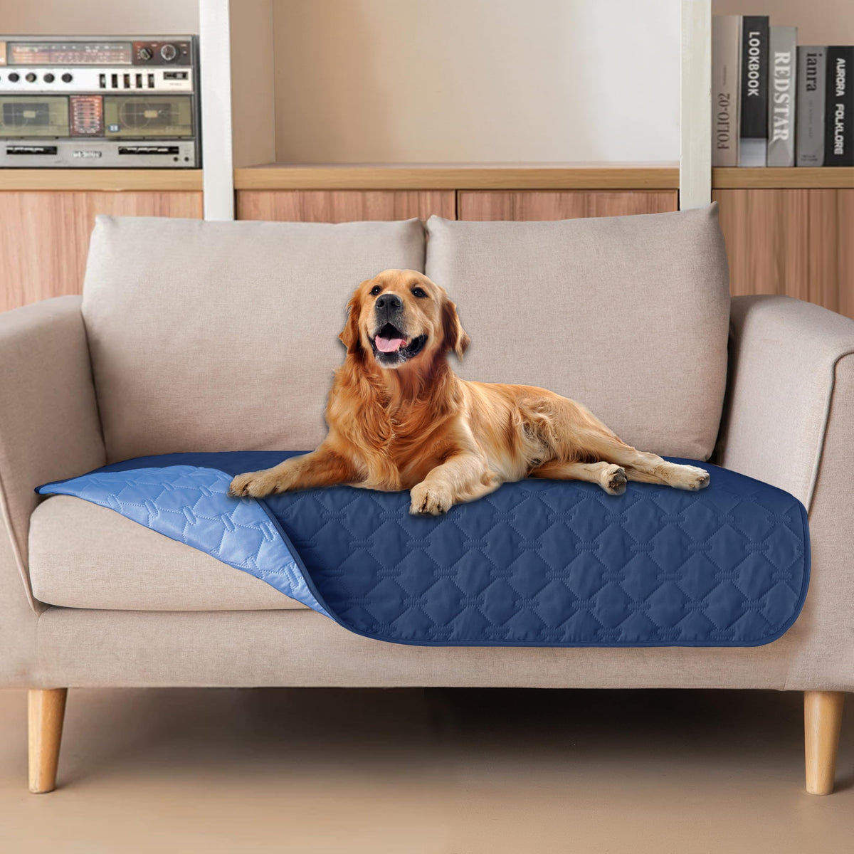 gogobunny Reversible Waterproof Pet Blanket & Furniture Cover