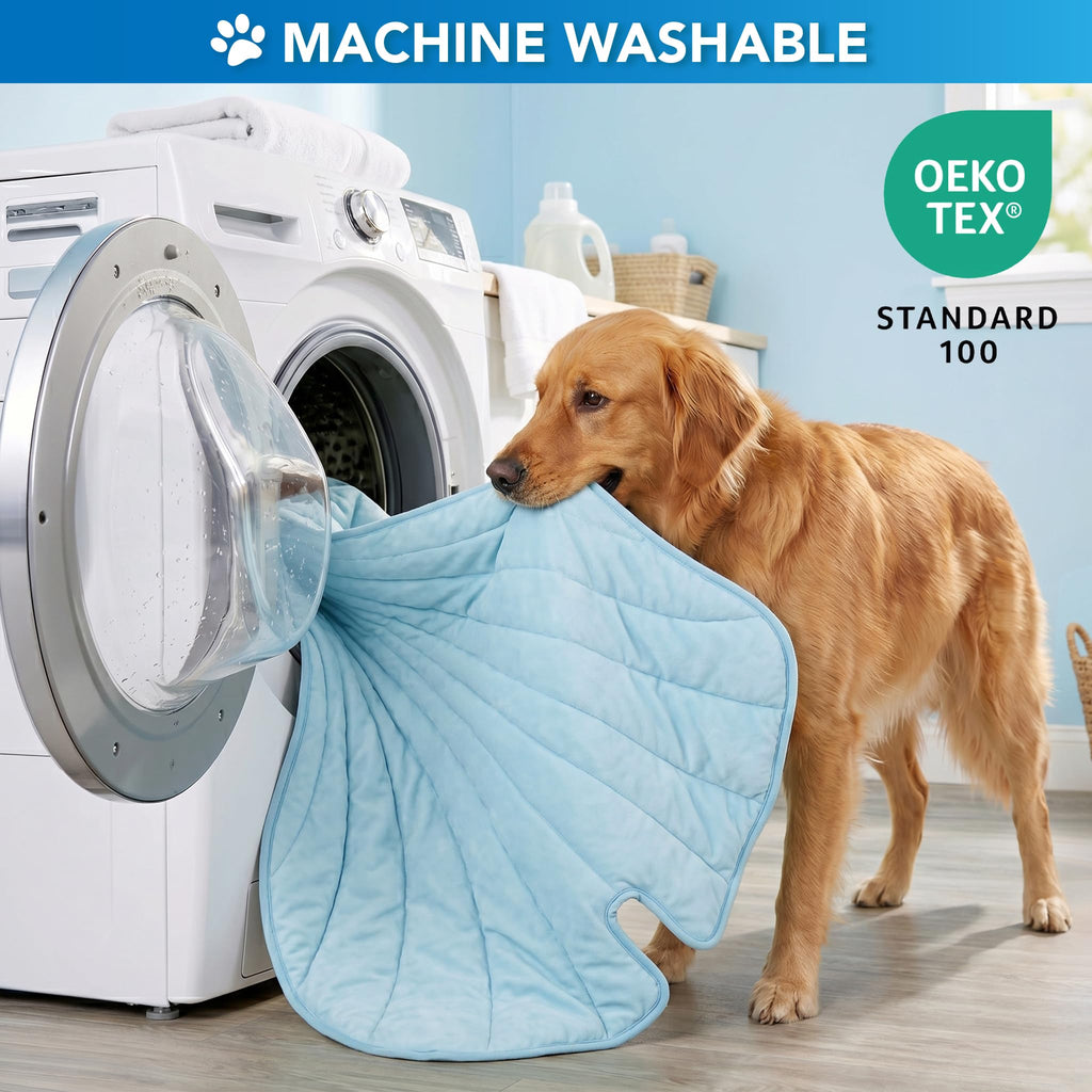 PetAmi Dog Cooling Mat Reversible Fleece All Season Blanket for Pet Cat