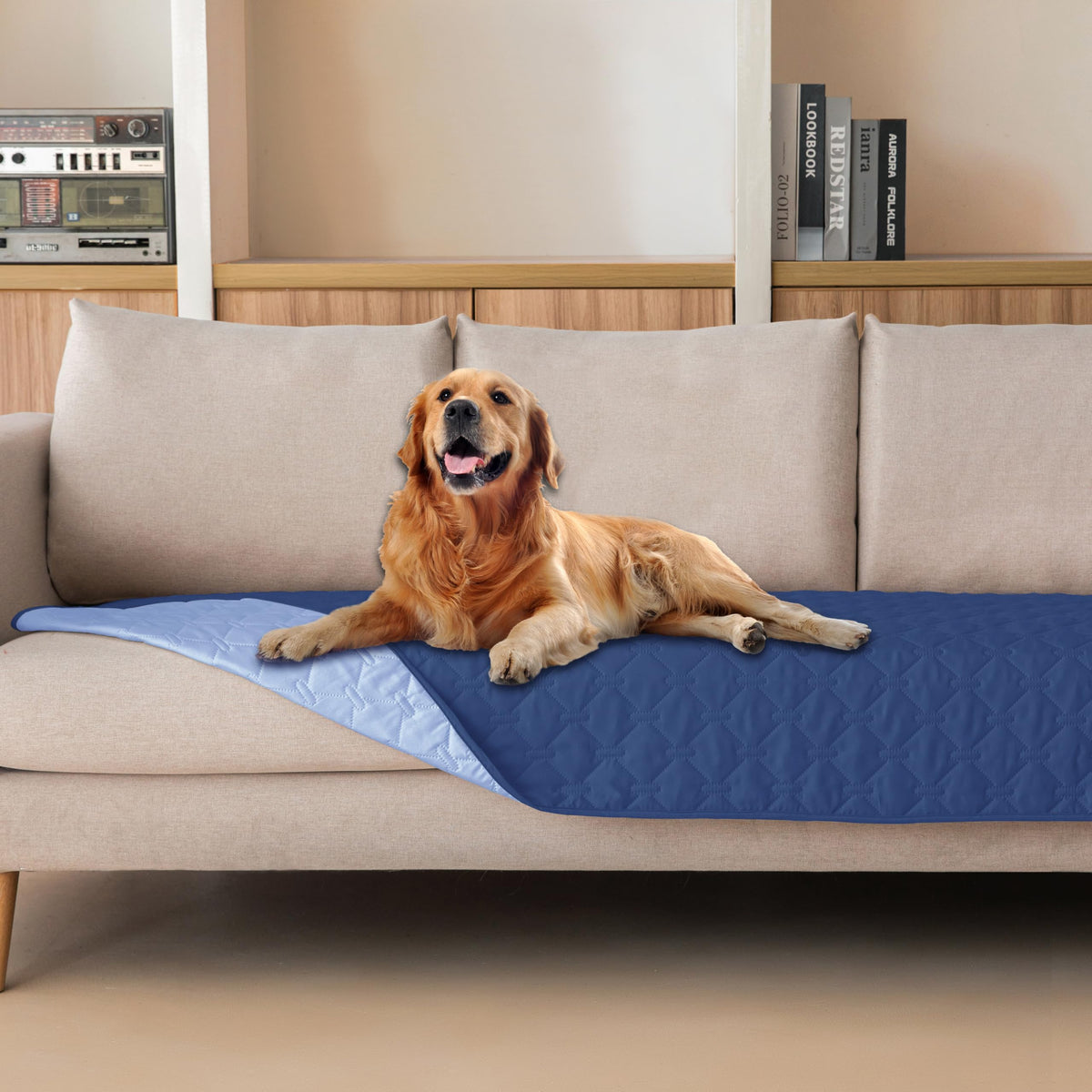 gogobunny Reversible Waterproof Pet Blanket & Furniture Cover