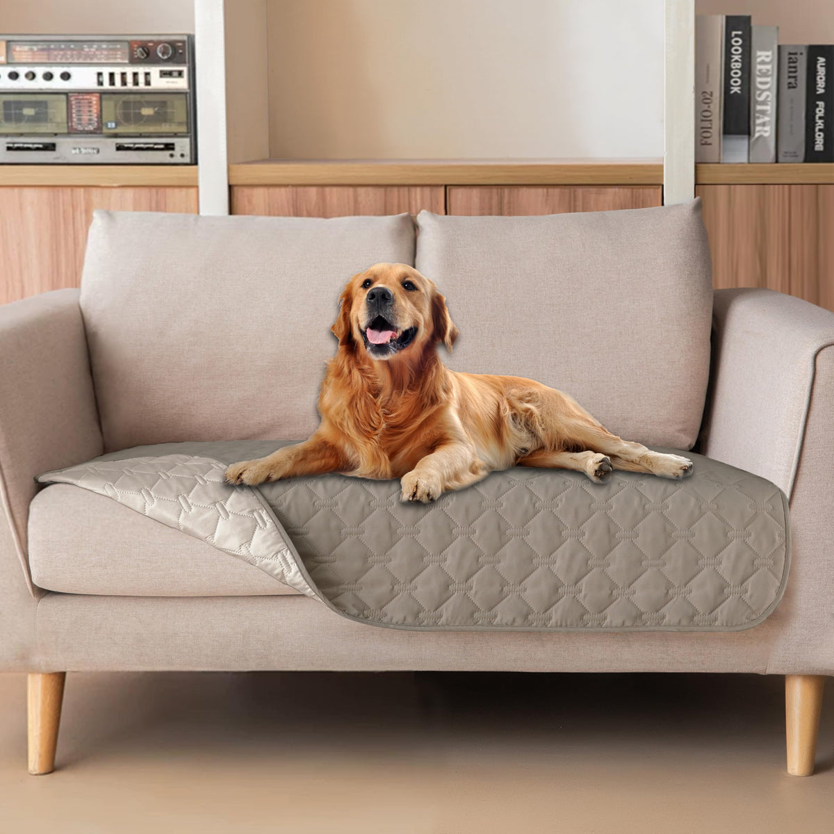 gogobunny Reversible Waterproof Pet Blanket & Furniture Cover