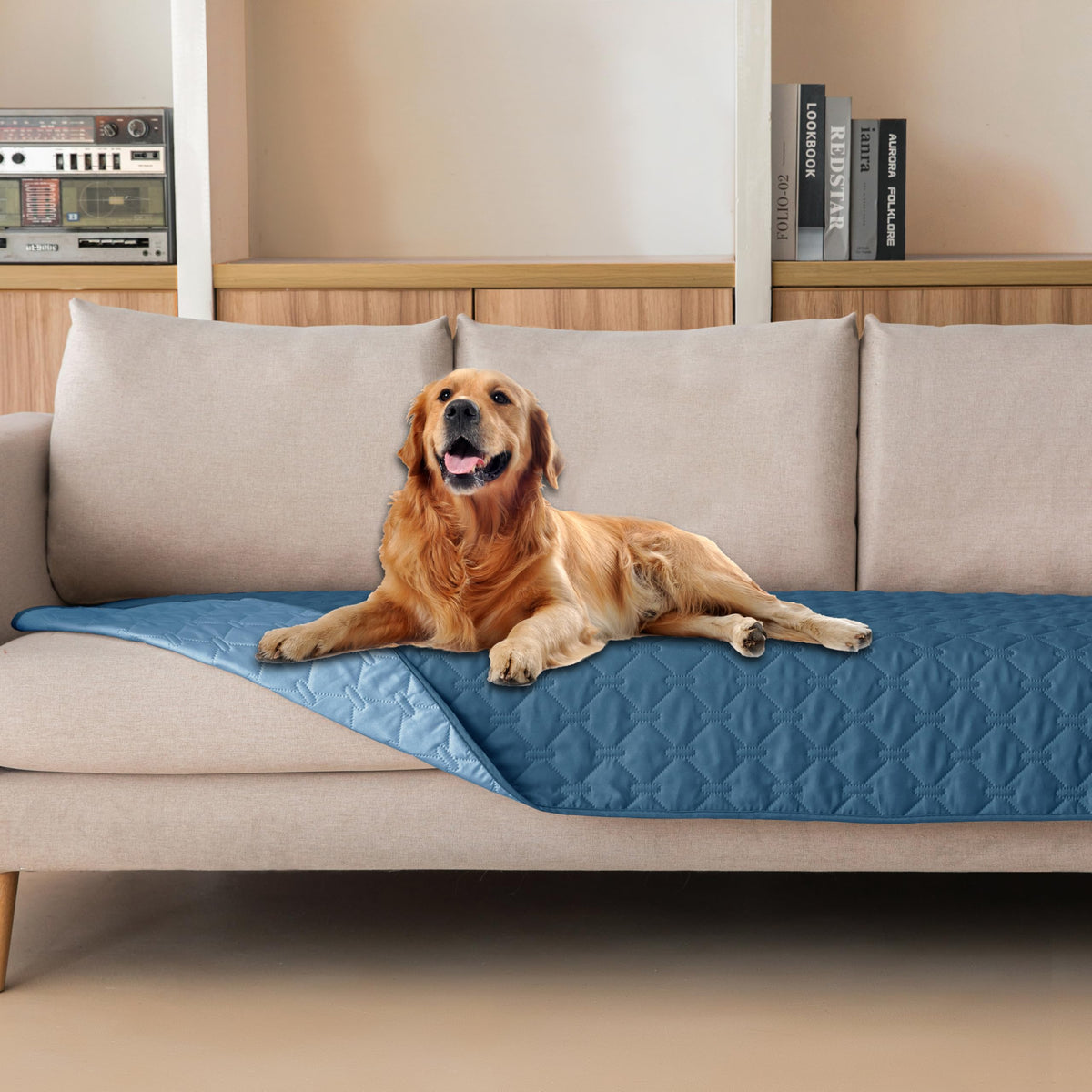 gogobunny Reversible Waterproof Pet Blanket & Furniture Cover
