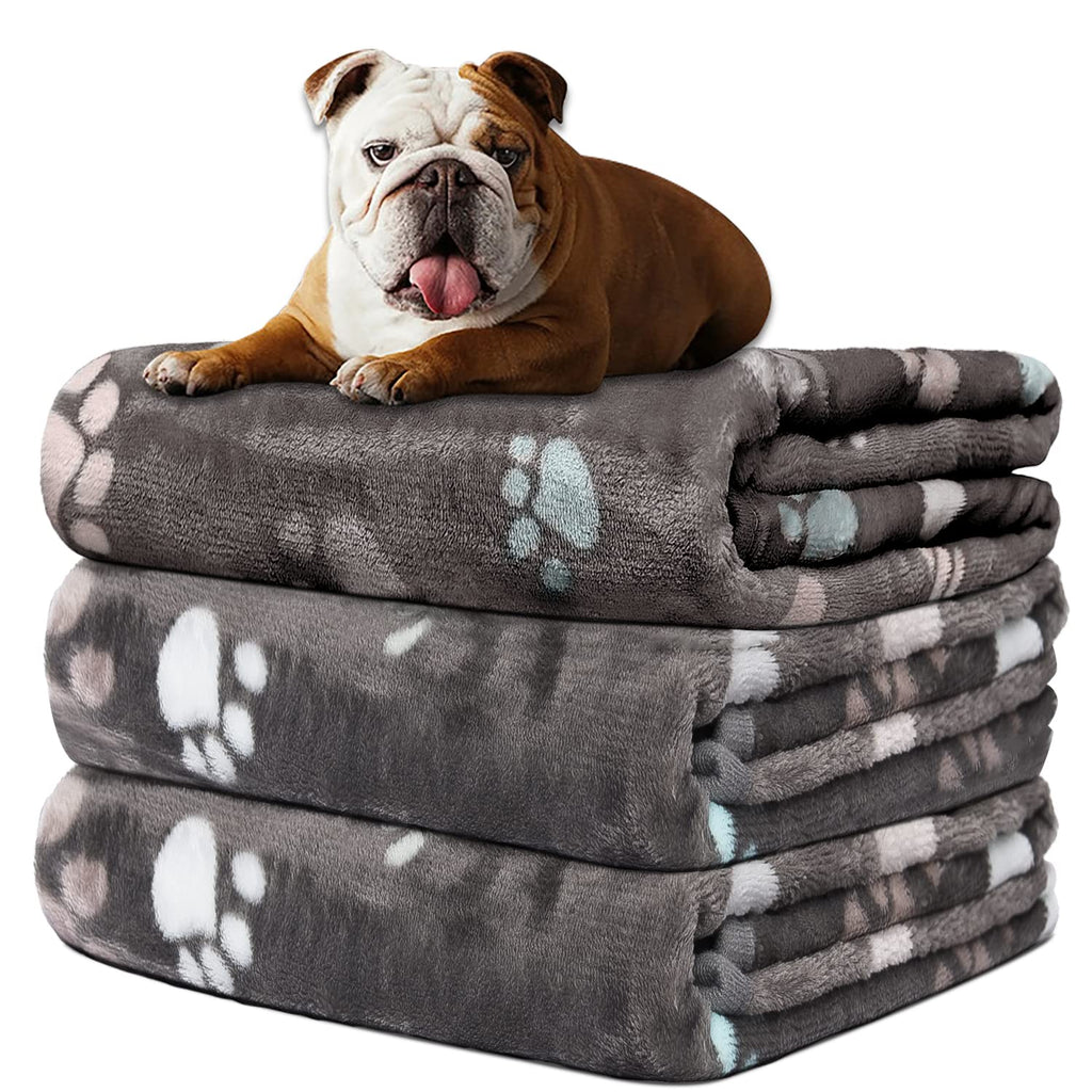 Rezutan Dog Blankets for Large Dogs, Dog Cat Flannel Blankets Washable