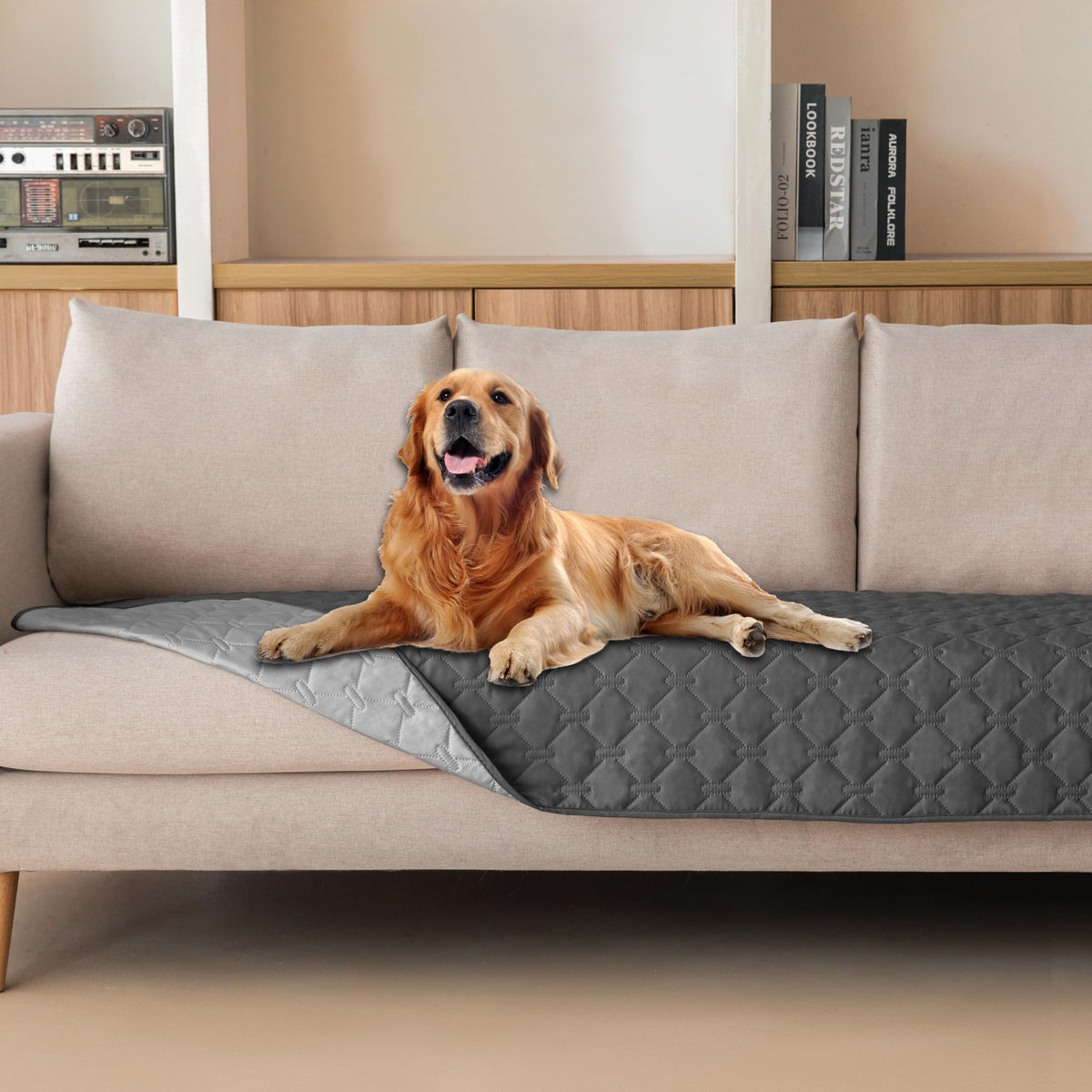 gogobunny Reversible Waterproof Pet Blanket & Furniture Cover