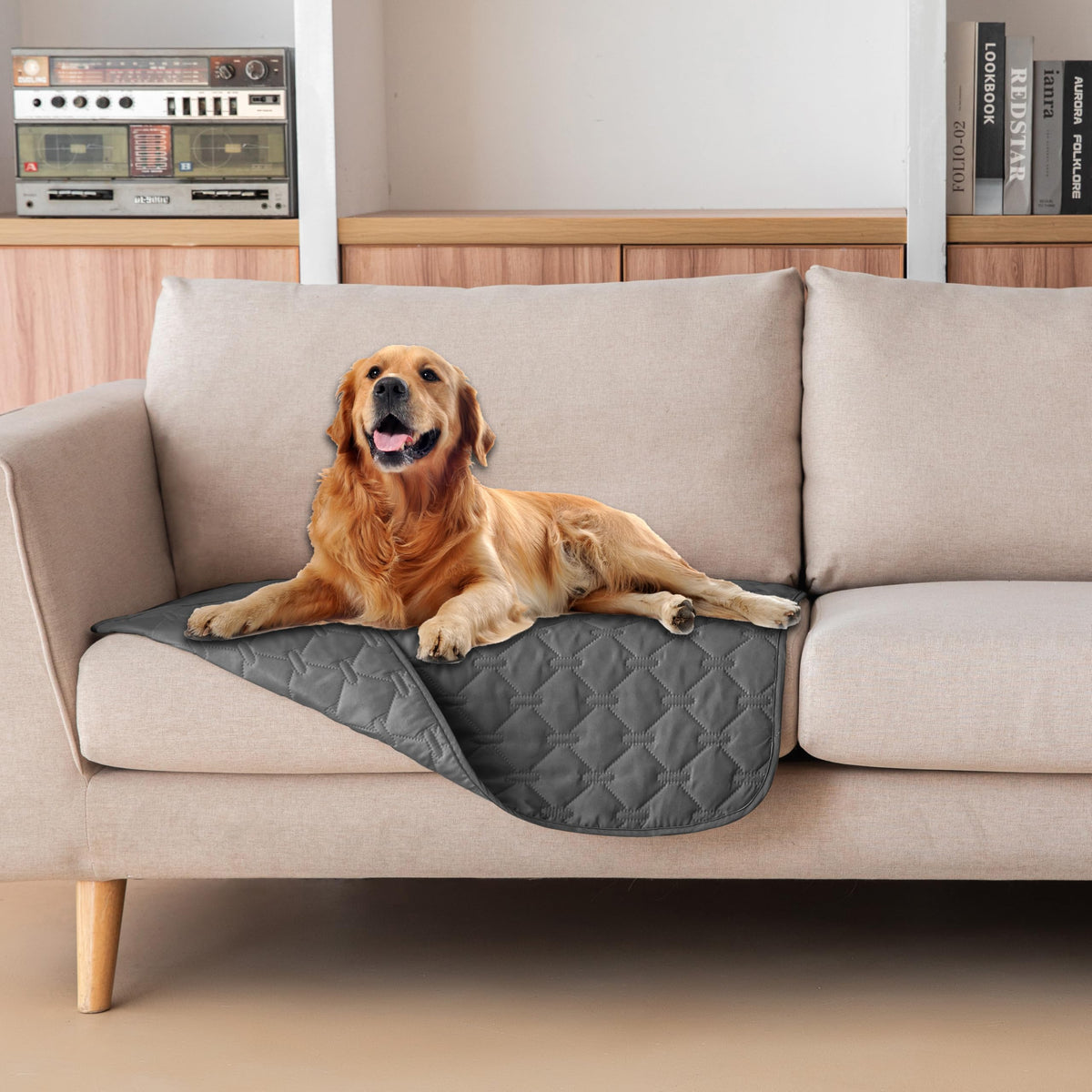 gogobunny Reversible Waterproof Pet Blanket & Furniture Cover