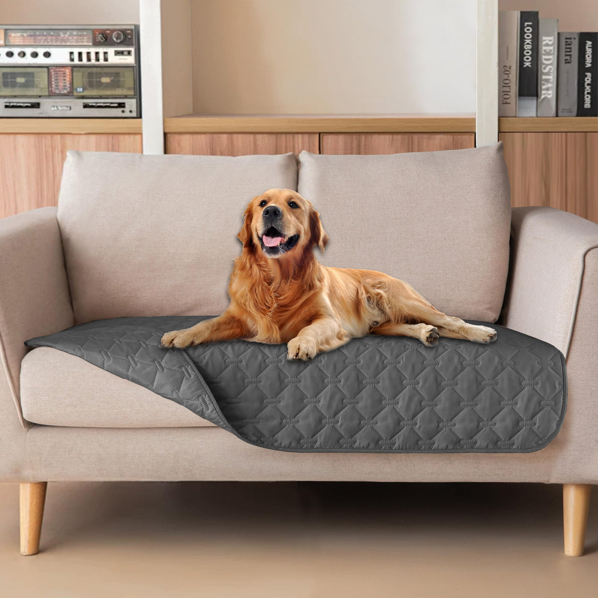 gogobunny Reversible Waterproof Pet Blanket & Furniture Cover