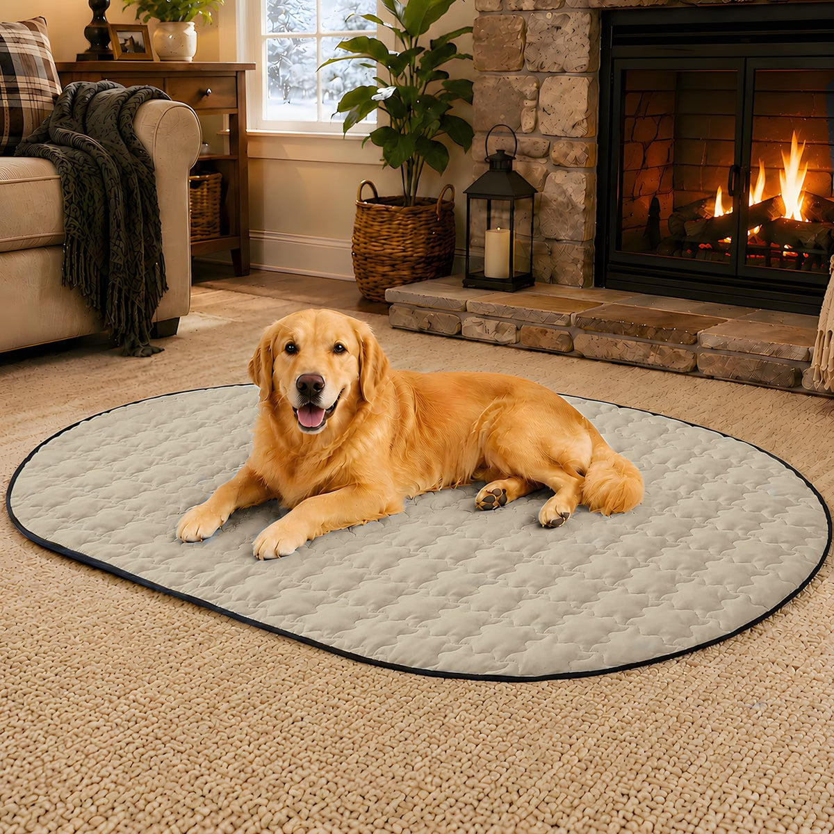 PAWVILION Large Warming Dog Mat