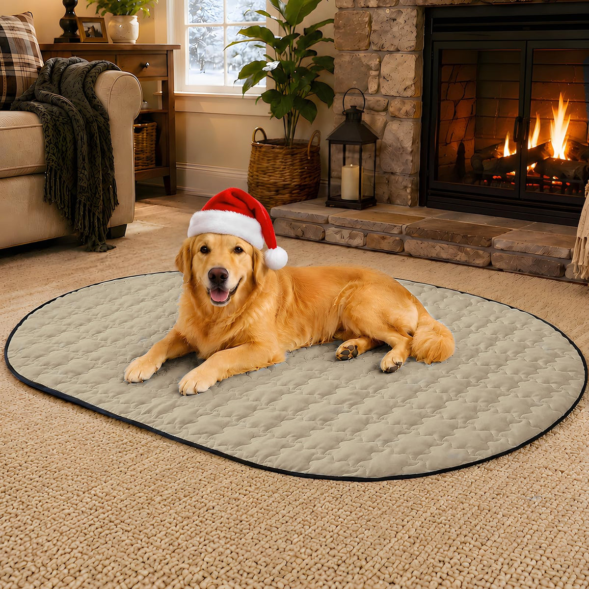 PAWVILION Large Warming Dog Mat