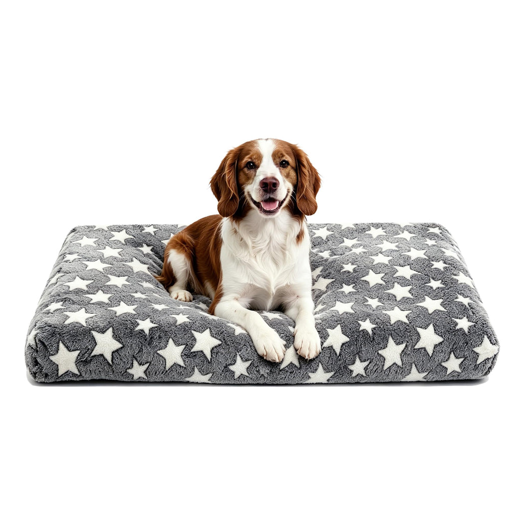 Fogkiss Reversible Dog Mat for Pet Comfort - Soft Bed Pads with Dual-Sided Design for All Seasons - Durable, Machine Washable for Crates, Travel, and Home