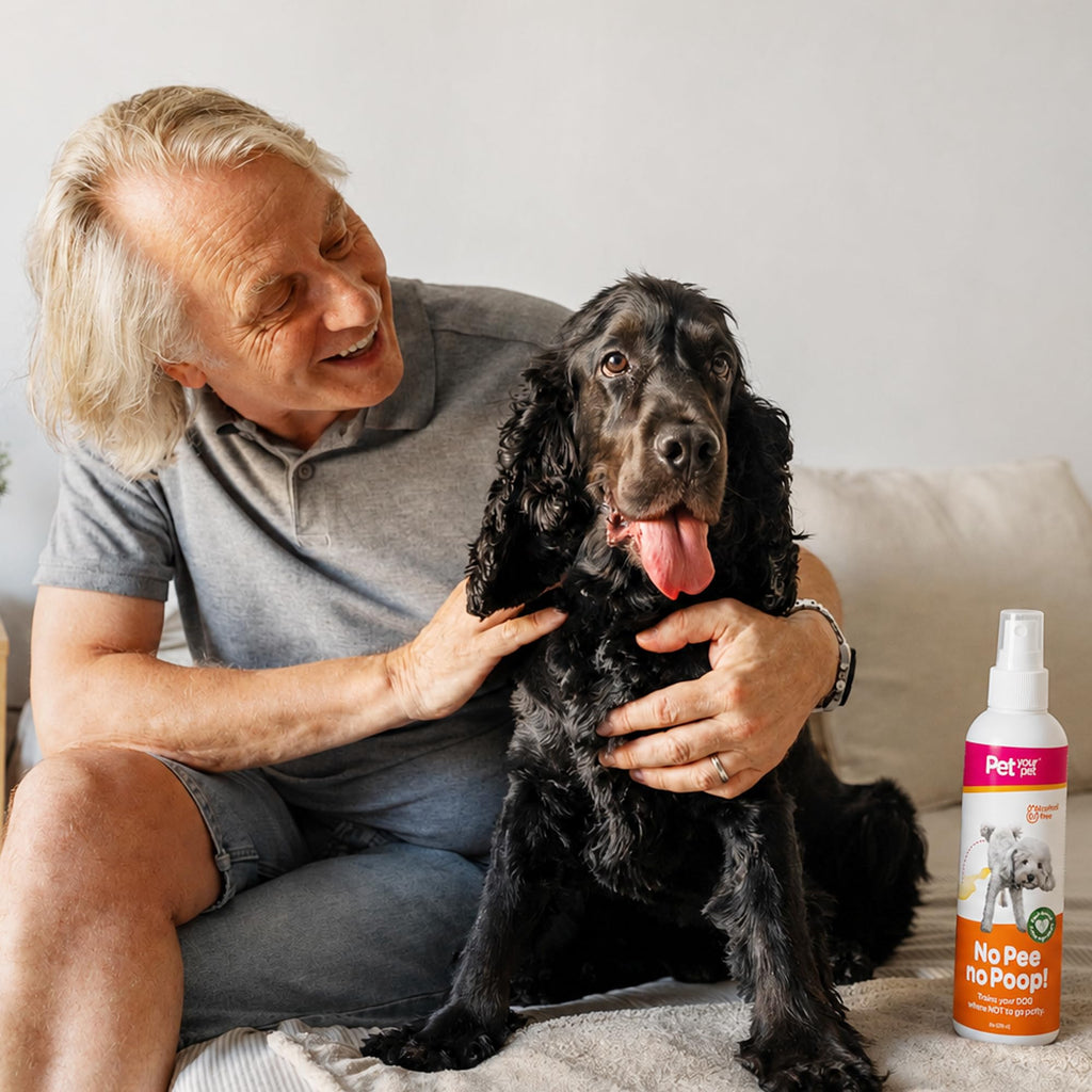 PET YOUR PET Dog Potty Training Spray for Indoor & Outdoor Use