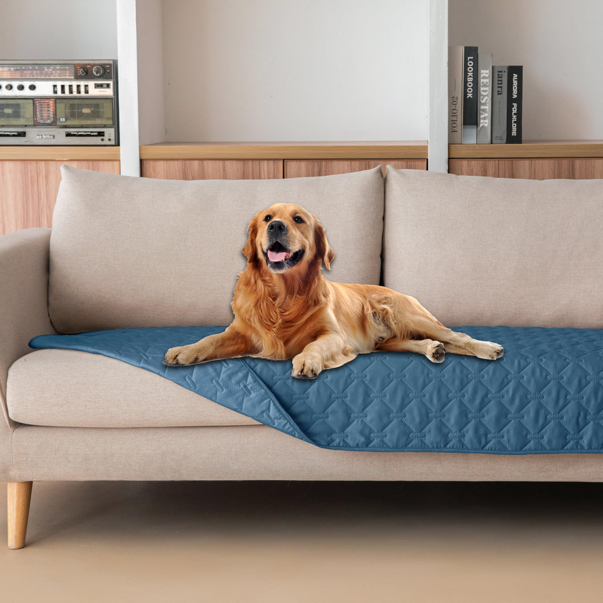 gogobunny Reversible Waterproof Pet Blanket & Furniture Cover