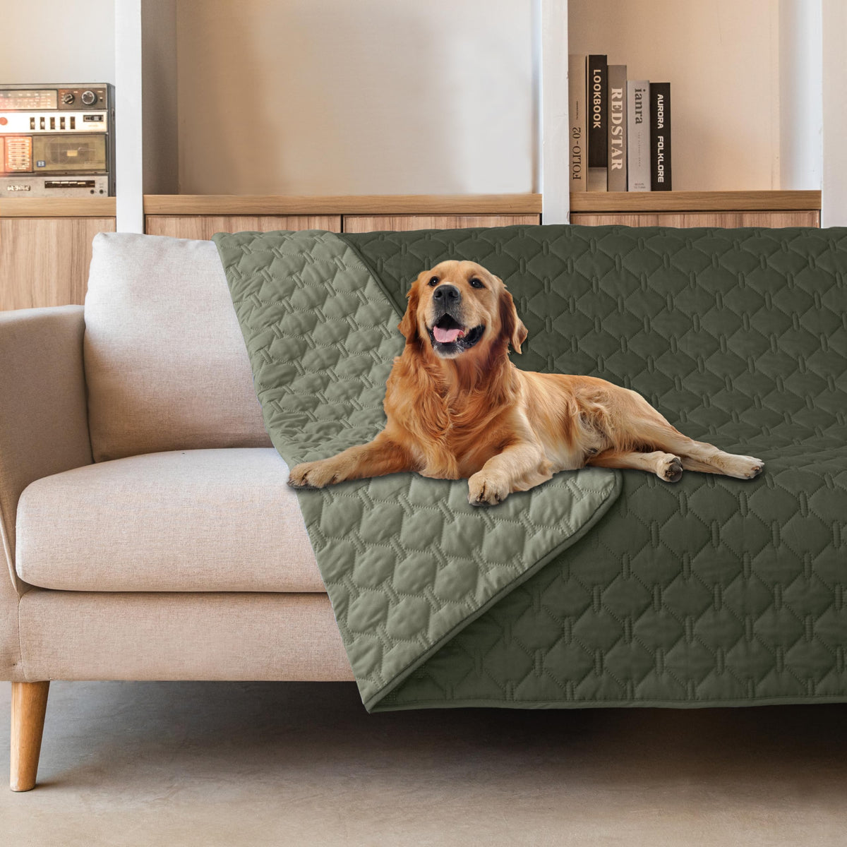 gogobunny Reversible Waterproof Pet Blanket & Furniture Cover