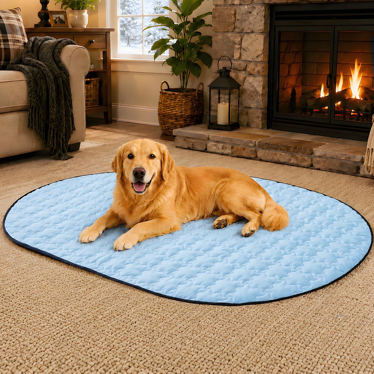 PAWVILION Large Warming Dog Mat