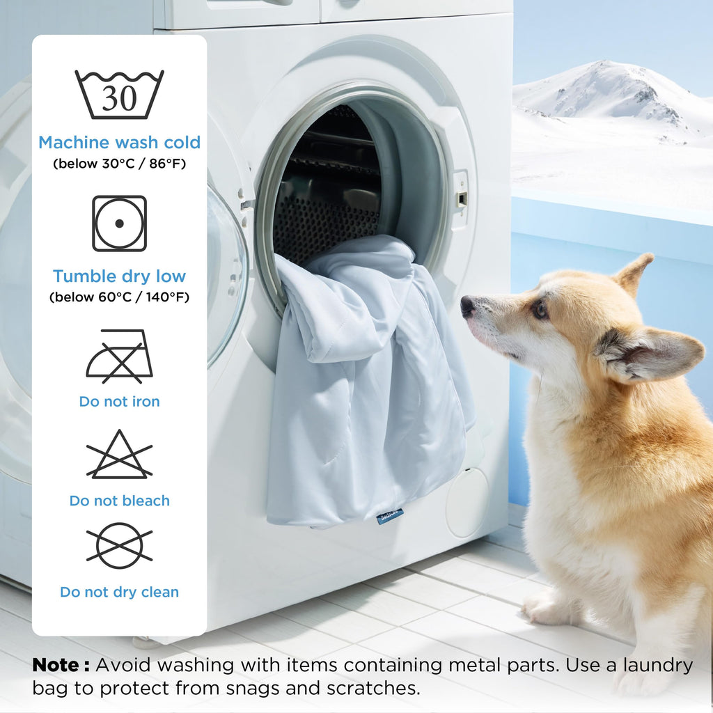 Bedsure Cooling Blanket for Dogs with Breathable Air-Core Fill Q-MAX>0.4 - Dog Cooling Mat Soft, Lightweight Pet Cat Throw Cold Blanket Washable for Summer