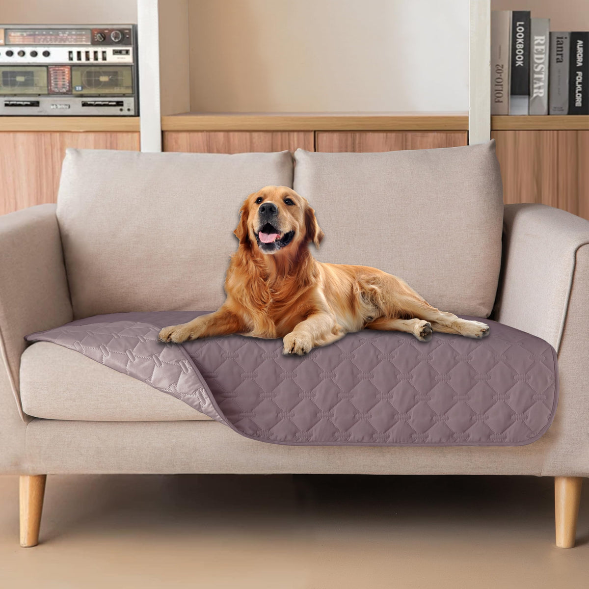 gogobunny Reversible Waterproof Pet Blanket & Furniture Cover