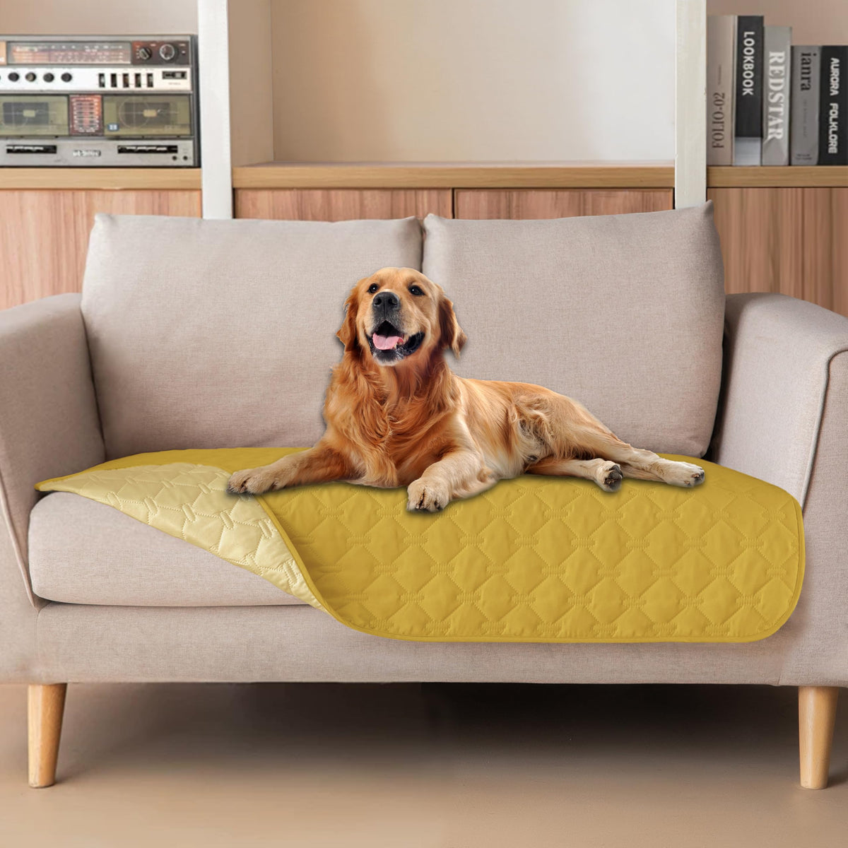 gogobunny Reversible Waterproof Pet Blanket & Furniture Cover