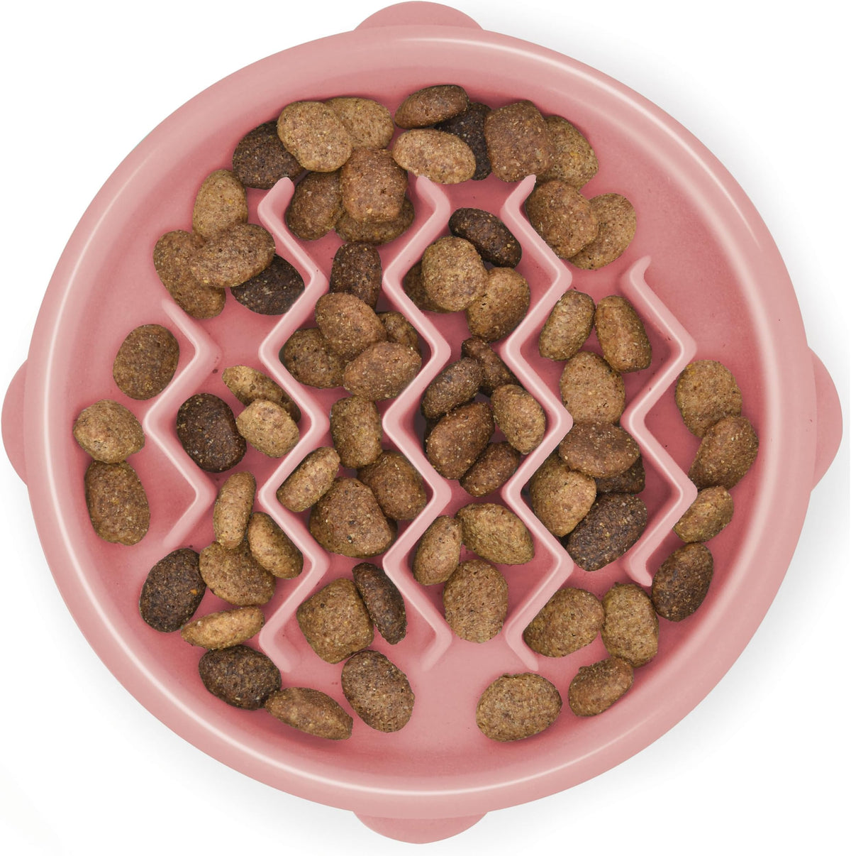 Outward Hound Fun Feeder Stainless Steel Slo Bowl for Dogs, Medium