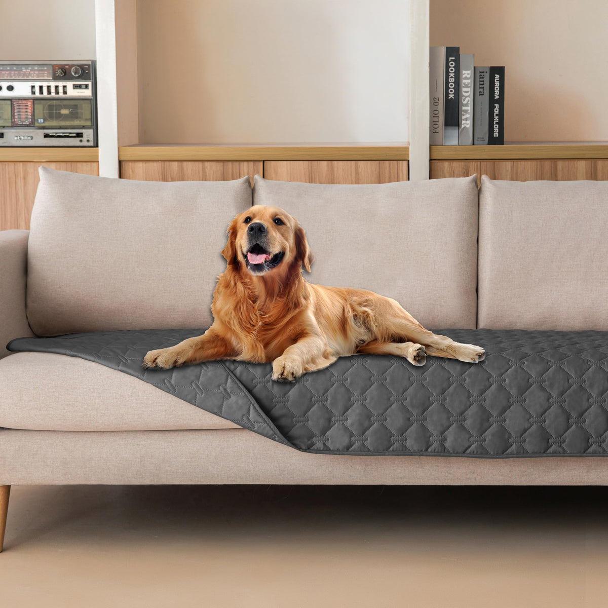 gogobunny Reversible Waterproof Pet Blanket & Furniture Cover