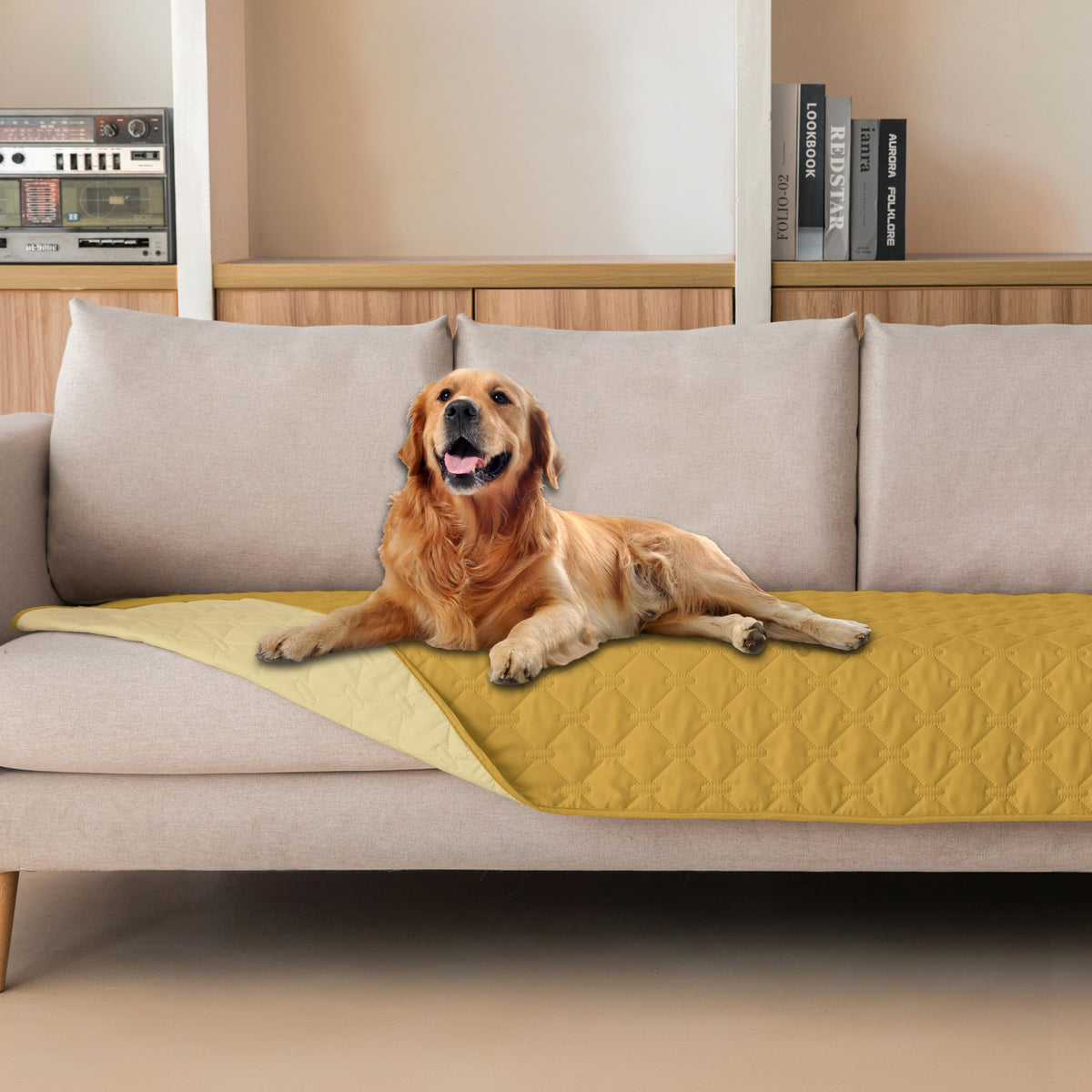 gogobunny Reversible Waterproof Pet Blanket & Furniture Cover