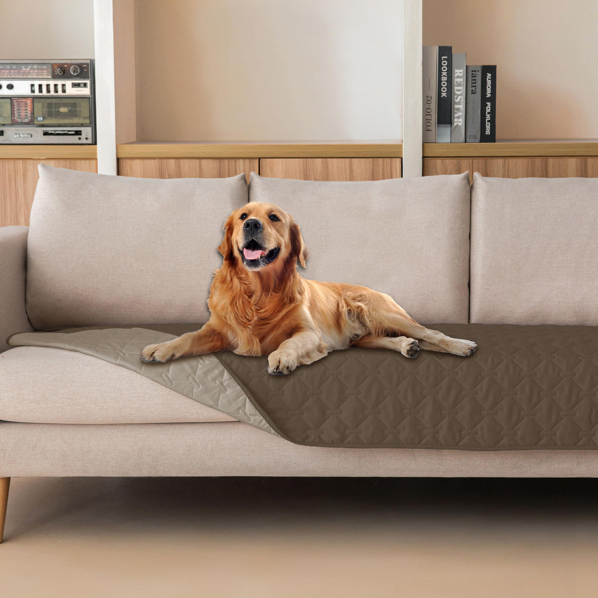 gogobunny Reversible Waterproof Pet Blanket & Furniture Cover